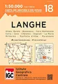 Produktbild: Wanderkarte 18 Langhe 1:50000: Altare - Barolo-Bosso...