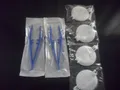 Produktbild: 2 x Pinzette steril + 4 x Wattepads + Wattestäbchen