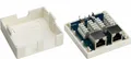 Produktbild: Goobay 77635 2-port RJ45 Anschlussdose, CAT 6, STP