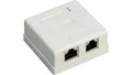 Produktbild: Gniazdo teleinformatyczne natynkowe 2xRJ45 STP kat.6 77635