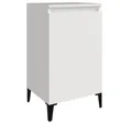 Produktbild: vidaXL Nachtkommode, Nachttisch Hochglanz-Weiß 40x35x70 cm Holzwerkstoff