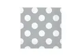 Produktbild: Unique Industries Inc. Hängedekoration Servietten 'Dots' - Silber, 16Stk./33x33cm
