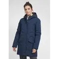 Produktbild: OXMO Parka OXTamila Wetterfester Wintermantel mit Kapuze und praktischen Taschen blau XS