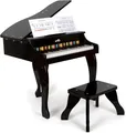 Produktbild: Small Foot Children's Wooden Grand Piano, electronic wooden piano with stool, fo