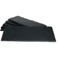 Produktbild: 6er Set Schieferplatte 11x30cm Schwarz - 23464632