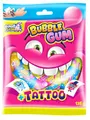 Produktbild: Bubble Gum & Tattoos 125g einzeln verpackte Kaugummis mit Tattoo-Sticker (10)