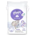 Produktbild: bella baby Happy große quadratische Wattepads aus 100% Baumwolle 4er Pack (4 x 60 Stk.) 9 x 11 cm
