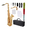 Produktbild: VEVOR Tenorsaxophon B-Dur 23-Tasten Sax Anfänger Kit Koffer Riemen Mundstück
