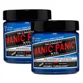 Produktbild: Manic Panic Classic High Voltage Haarfarbencreme, semi-permanent, leuchtender Blauton, für dunkles/helles Haar, vegan, PPD- und ammoniakfrei, gebrauchsfertig, Türkis (Atomic Turquoise), 2er-Pack