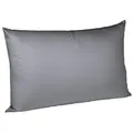 Produktbild: fleuresse Kissenbezug Satin 40 x 60 cm Grau Stein