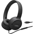 Produktbild: JBL Tune 520C USB-C schwarz kabelgebundener On-Ear Kopfhörer