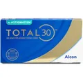Produktbild: Alcon Total 30 for Astigmatism (6er Packung) Monatslinsen (3 dpt, Zyl. -1.75, Achse 130 & BC 8.6) mit UV-Schutz