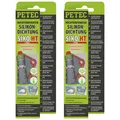Produktbild: Petec 2x Silikondichtung. Rot 70ml Sb-Karte