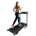 Produktbild: Cecotec Faltbares Laufband DrumFit WayHome, Neigung, Massagegürtel, Hanteln und Schaumstoffstangen, 1-18 km/h, 12 Programme, Breite Lauffläche