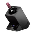 Produktbild: CASO WineCase One Black - Design Weinkühler für eine Flasche, Temperaturbereich von 5-18°C, für Flaschen bis 9 cm Ø, Sensor-Touch Bedienung, Schwarzes Edelstahlgehäuse