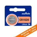 Produktbild: 1 x Batterien muRata eh. Sony CR1620 Lithium Knopfzelle 80mAh 3V CR 1620 NEU