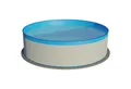 Produktbild: Planet Pool Rundpool Stahlwandpool rund Größe wählbar, 90 cm tief, Stah (Einzelbecken), verzinkte Stahlwand