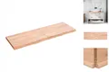 Produktbild: Waschtischplatte Hellbraun 120x40x4 Cm Massivholz Behandelt