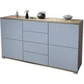 Produktbild: Vladon Sideboard, Pastellblau, Holzwerkstoff, 138.5x75.5x35 cm, Wohnzimmer, Kommoden & Sideboards, Sideboards