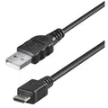Produktbild: Wentronic Goobay Micro USB Kabel, Schwarz, 1 m - Lade- und Synchronisationskabel für Android-Geräte (46800)