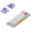 Produktbild: Nuphy Air60 V2 Kabellose Mechanische Tastatur, Ionisch Weiß, QWERTY US, Wisteria