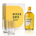 Produktbild: Nikka – Days Whiskey Box, 2 Gläser, Gemischter japanischer Whisky – Fruchtige und malzige Noten – Herkunft: Japan – 40% Alkohol (70 cl Box mit 2 Gläsern)