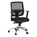 Produktbild: Bürostuhl Drehstuhl ergonomisch NET 90 Mesh Rücken Stoff Sitz hjh OFFICE