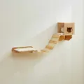 Produktbild: Nobby Katze Kletterwand Hängebrücke Aci 182x30x45cm Wandmontage Sisal Kratzbaum
