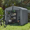 Produktbild: SoBuy Fahrradgarage wetterfest Geräteschuppen Fahrradgarage KLS11-L-DG