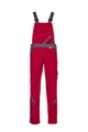 Produktbild: Planam 2392034 Highline Damen-Latzhose, Rot/Schiefer/Schwarz, Größe 34