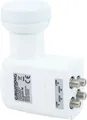 Produktbild: GSS Grundig Quattro LNB weiß für Multischalter Sat 0,1dB Digital 4K FULL HD