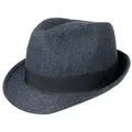 Produktbild: Lipodo Trilby (1-St) Stoffhut mit Futter blau|schwarz M (57-58 cm)