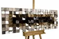 Produktbild: KunstLoft® Holzbild 3D 'Lustrous Pixel' | Wandbild 143x55x8,5cm