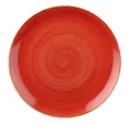 Produktbild: Churchill STONECAST Coupe Plate Berry Red Teller Coupeteller Porzellan 21,7  cm