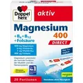 Produktbild: DOPPELHERZ Magnesium+B Vitamine DIRECT Pellets 20 St