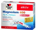 Produktbild:  Aktiv Magnesium 400 Beutel trägt zur normalen Funktion des Nervensystems bei 20 St.