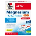 Produktbild: Magnesium 400 + B6 + B12 + Folsäure DIRECT - Magnesium unterstützt die normal...