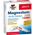 Produktbild: DOPPELHERZ Magnesium+B Vitamine DIRECT Pellets, 20 St PZN 01026875