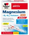 Produktbild: ✅ Doppelherz Magnesium 400 DIRECT + B6 + B12 + Folsäure, 40 Portionsbeutel ✅
