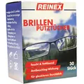 Produktbild: Einwegtücher Reinex Brillenputztücher 30er schonende und gründliche Brillenputzrücher 408
