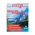 Produktbild: 30x Brillen Putztuch Putztücher Reinigung günstig - Vorratspack - feucht Reinex