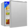 Produktbild: Bomann® Mini Kühlschrank 42 Liter | Getränkekühlschrank klein für Büro, Camping und Gaming | kleiner Kühlschrank leise 39 dB | Minibar mit wechselbarem Türanschlag | 51x45x45 cm | KB 7346 inox