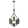 Produktbild: Deckenleuchte LEYRE Dunkelgrau 6xE27 Ø52cm verstellbar Modern Lampe Esszimmer