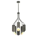 Produktbild: Kronleuchter Hängelampe Deckenleuchte Stahl D 52 cm 6 Flammig Esszimmerlampe