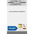 Produktbild: Exquisit START Einbaugeschirrspüler 45 cm, Teilintegriert, 9 Maßgedecke, 9 Liter, Startzeitvorwahl, ECO-Modus, EGSP51009-EB-030E inox - Grau