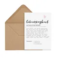 Produktbild: Nastami Postkarte DEFINITION inkl. Briefumschlag (Geburtstagskind weiblich)