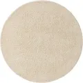Produktbild: benuta Pure Wollteppich, Creme, Textil, Rauten, Rund, 100x100 cm, pflegeleicht, Teppiche & Böden, Teppiche, Naturteppiche
