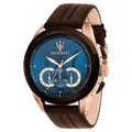 Produktbild: Herrenuhr MASERATI TRAGUARDO R8871612024 Chrono Leder Braun Blau Sub 100mt