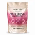 Produktbild: AURAVIA® Venen Kapseln 120 Stück – Rutin, Rosskastanie & Gotu Kola Komplex