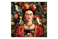 Produktbild: Posterlounge Wandbild Frida Kahlo mit exotischen Vögeln, Mark Ashkenazi, erhältlich als Poster, Leinwandbild, Wandsticker oder Acrylglasbild